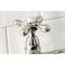 Kingston Brass KS1276AXBS Heritage Bridge Kitchen Faucet W/ Brass Sprayer, Nickel KS1276AXBS - alternate 3